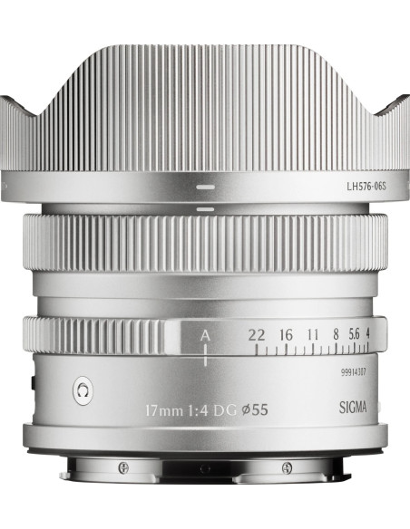 17mm f/4 DG Contemporary L-Mount - Silver i-Series