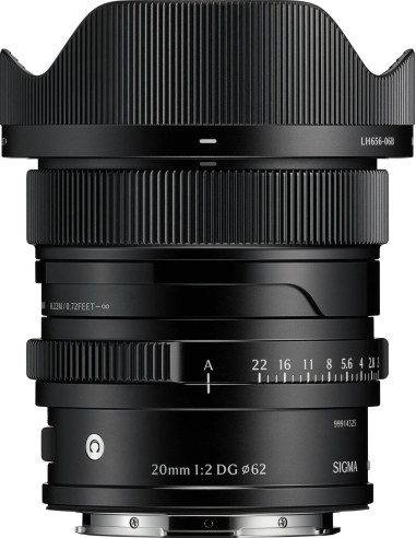 20mm f/2 DG Contemporary L-Mount - Nero i-Series