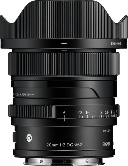 20mm f/2 DG Contemporary L-Mount - Nero i-Series