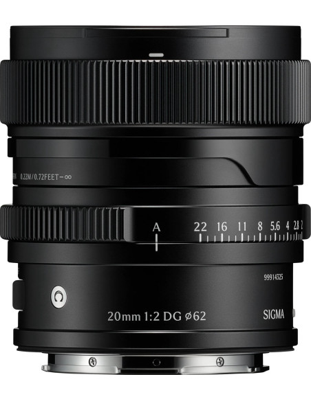 20mm f/2 DG Contemporary L-Mount - Nero i-Series