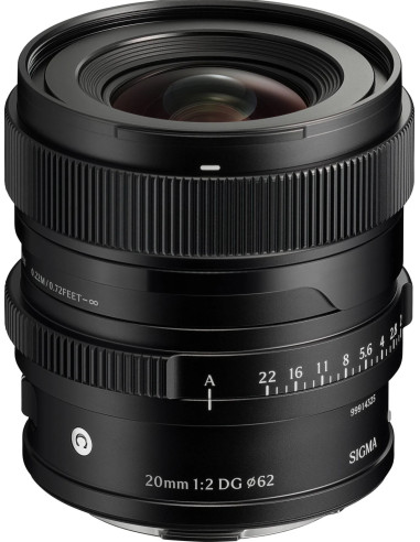 20mm f/2 DG Contemporary L-Mount - Nero i-Series