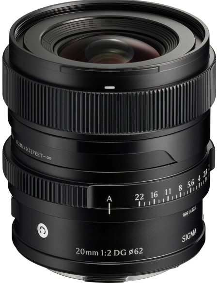 20mm f/2 DG Contemporary L-Mount - Nero i-Series