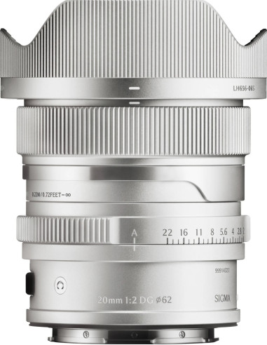 20mm f/2 DG Contemporary L-Mount - Silver i-Series