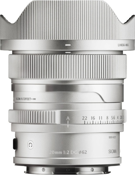 20mm f/2 DG Contemporary L-Mount - Silver i-Series