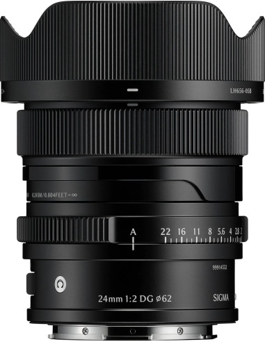 24mm f/2 DG Contemporary L-Mount - Nero i-Series