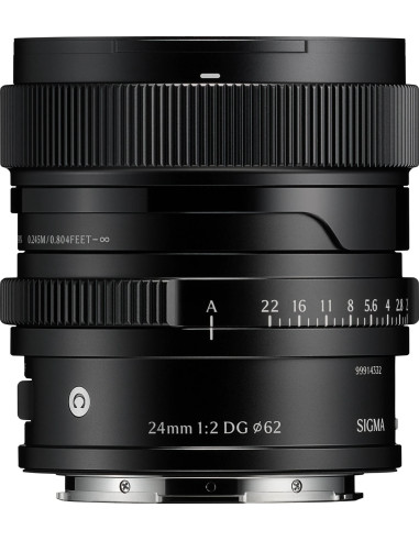 24mm f/2 DG Contemporary L-Mount - Nero i-Series