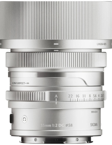 35mm f/2 DG Contemporary L-Mount - Silver i-Series