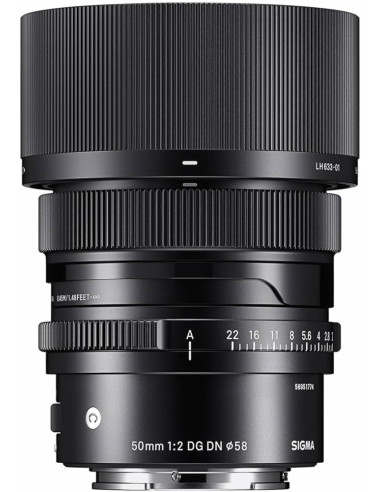 SIGMA AF 50 F/2.0 (C) DG I-SERIES FULL-FRAME L-MOUNT BLACK