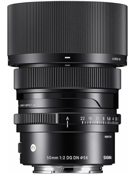 SIGMA AF 50 F/2.0 (C) DG I-SERIES FULL-FRAME L-MOUNT BLACK