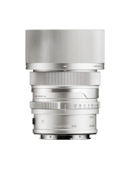 50mm f/2 DG Contemporary L-Mount - Silver i-Series