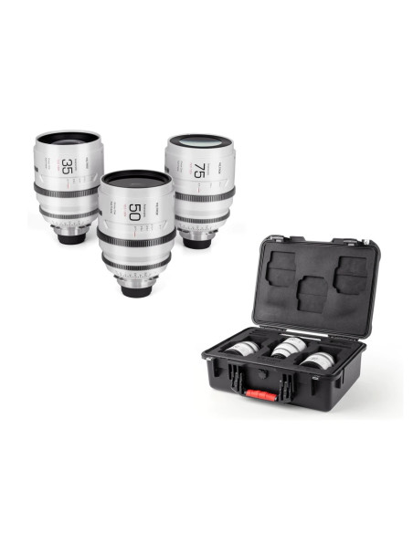 VILTROX 35+50+75MM T2.0 1.33X FULL FRAME ANAMORPHIC LENS SET EPIC SERIES LENSES CON VALIGIA FOR PL MOUNT