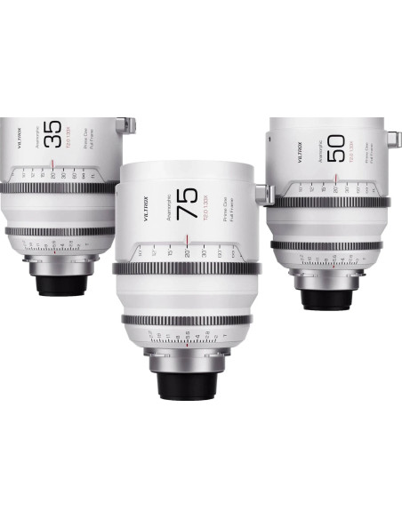 VILTROX 35+50+75MM T2.0 1.33X FULL FRAME ANAMORPHIC LENS SET EPIC SERIES LENSES CON VALIGIA FOR PL MOUNT