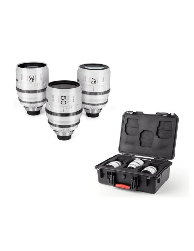 VILTROX 35+50+75MM T2.0 1.33X FULL FRAME ANAMORPHIC LENS SET EPIC SERIES LENSES CON VALIGIA SONY E-MOUNT