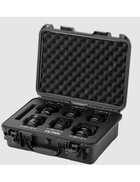 VILTROX AF 16+28+85+24+35+50MM OBIETTIVI FULL FRAME LENS SET PER RONIN CON VALIGIA DL-MOUNT
