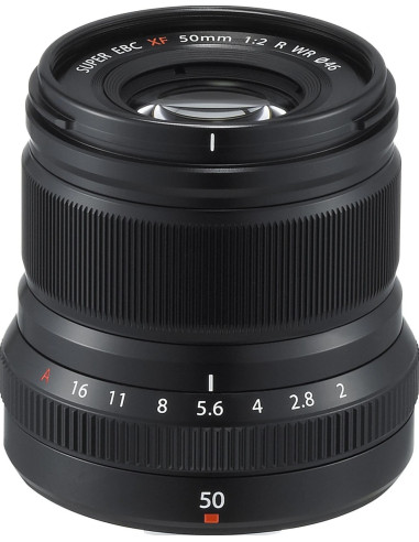 XF 50mm f/2.0 WR R Fujinon Nero