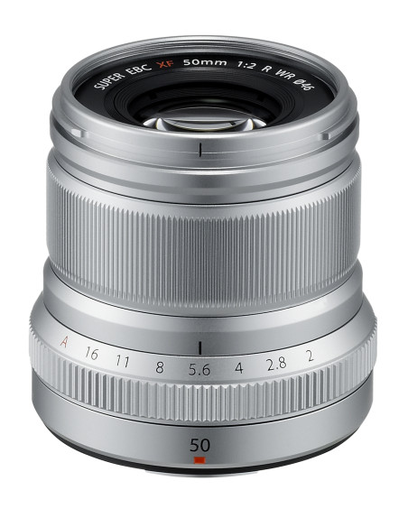 XF 50mm f/2.0 WR R Fujinon Silver