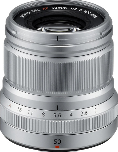 XF 50mm f/2.0 WR R Fujinon Silver