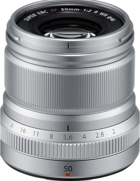 XF 50mm f/2.0 WR R Fujinon Silver