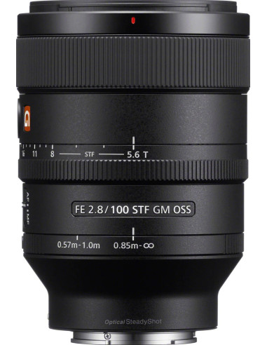 SONY SEL 100 F2,8 FULL-FRAME STF G MASTER FE OSS E-MOUNT NERO