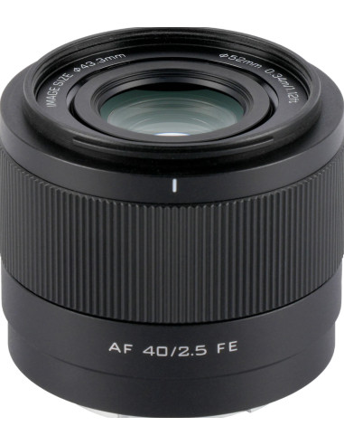 VILTROX OBIETTIVO AF 40MM F/2.5 STM ED IF FULL FRAME SONY E-MOUNT