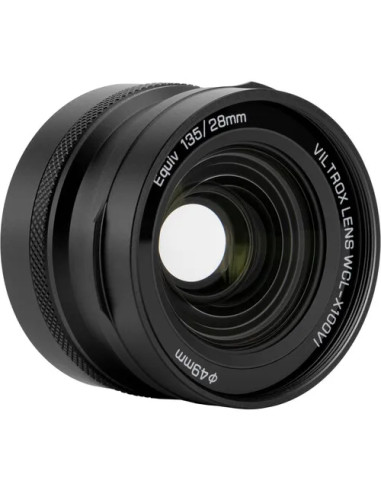 VILTROX WCL-X100VI BLACK WIDE-ANGLE CONVERSION LENS (75G. 18,6MM) FOR FUJI X100 SERIES