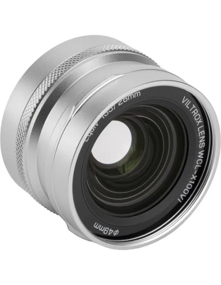 VILTROX WCL-X100VI SILVER WIDE-ANGLE CONVERSION LENS (75G. 18,6MM) FOR FUJI X100 SERIES