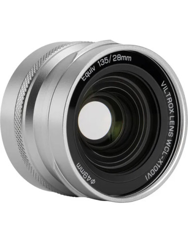 VILTROX WCL-X100VI SILVER WIDE-ANGLE CONVERSION LENS (75G. 18,6MM) FOR FUJI X100 SERIES