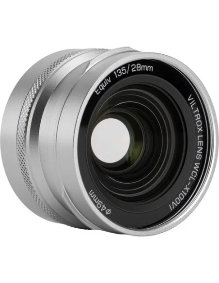 VILTROX WCL-X100VI SILVER WIDE-ANGLE CONVERSION LENS (75G. 18,6MM) FOR FUJI X100 SERIES