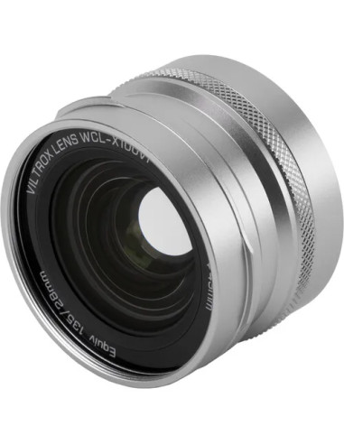 VILTROX WCL-X100VI SILVER WIDE-ANGLE CONVERSION LENS (75G. 18,6MM) FOR FUJI X100 SERIES