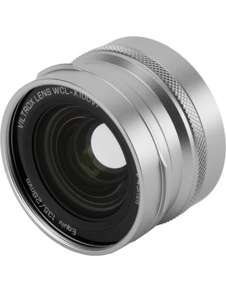 VILTROX WCL-X100VI SILVER WIDE-ANGLE CONVERSION LENS (75G. 18,6MM) FOR FUJI X100 SERIES