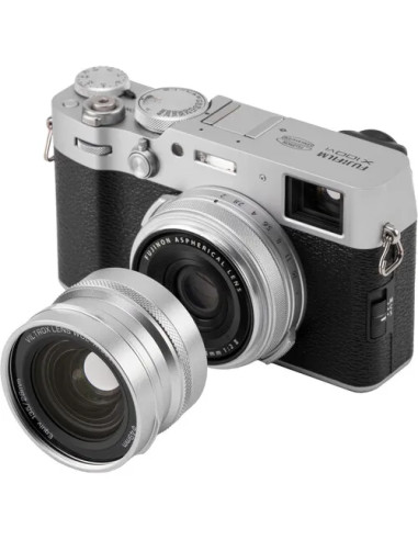 VILTROX WCL-X100VI SILVER WIDE-ANGLE CONVERSION LENS (75G. 18,6MM) FOR FUJI X100 SERIES