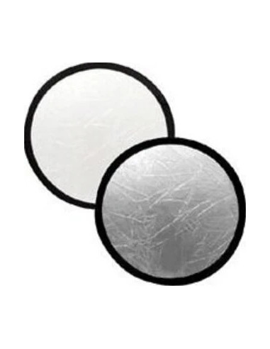 Pannelli riflettenti circolari 50 cm Bianco - Argento