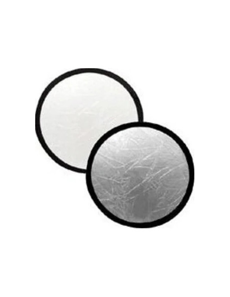 Pannelli riflettenti circolari 50 cm Bianco - Argento