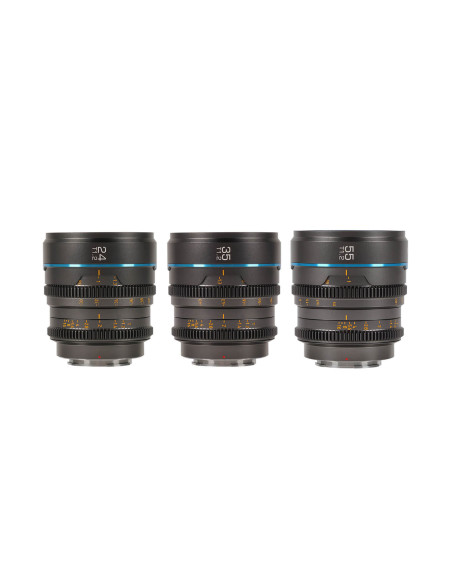 Set Night Walker T1.2 S35 Cine Sony E-Mount (24mm, 35mm, 55mm)