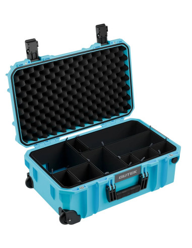TORTOISE T-300 20 INCH CARRY-ON PROTECTOR CASE (AZURE BLUE)
