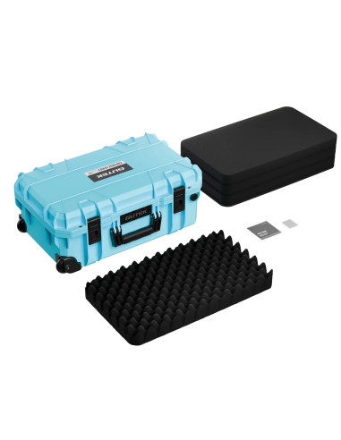 TORTOISE T-300 20 INCH CARRY-ON PROTECTOR CASE (AZURE BLUE)