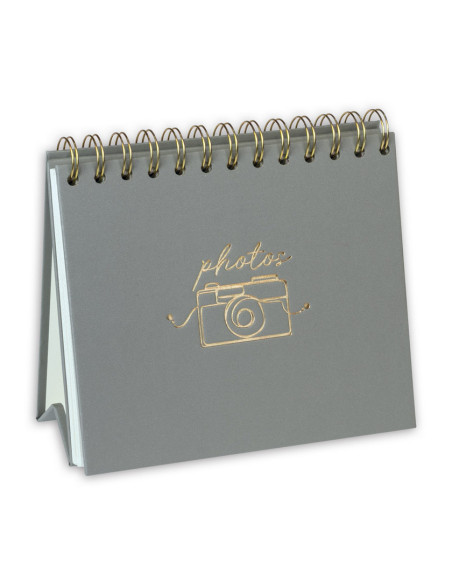 ZEP ALBUM RQ5740G DA TAVOLO 13X19 OLIVER GREY A SPIRALE 40F
