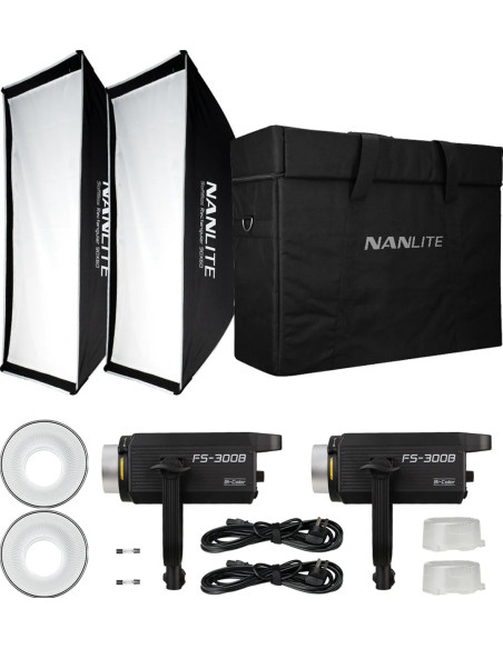 FS-300B Bicolor Kit doppio con Stativi e borsa