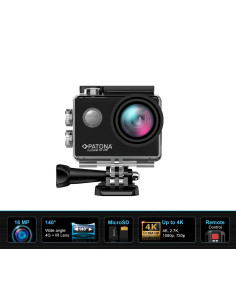 PATONA PLATINUM ACTION CAM LIFE SL3 4K CON APP DI CONTROLLO