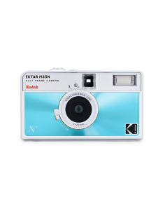 KODAK EKTAR H35-N HALF FRAME FILM CAMERA ANALOGICA RK0304 GLAZED BLUE