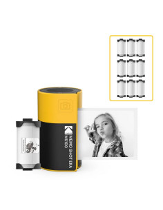 KODAK INSTANT CAM MEMO SHOT ERA MS100 MONOCHROME LCD +1 ROTOLO DA 32 STAMPE