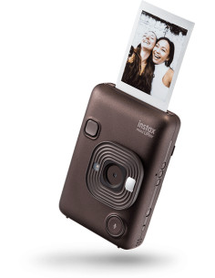 FUJI INSTAX MINI LIPLAY DEEP BRONZE VN EX D INSTANT CAMERA
