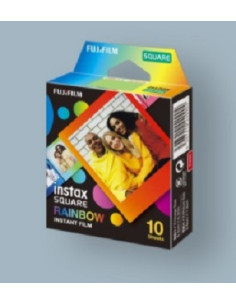 FUJI INSTAX, SQUARE FILM 6X6 RAINBOW 10 SINGLE