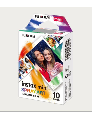 FUJI INSTAX MINI 10 SINGLE FILM SPRAY ART