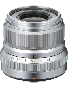 XF 23mm f/2.0 R WR Silver