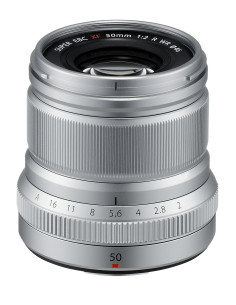 XF 50mm f/2.0 WR R Fujinon Silver