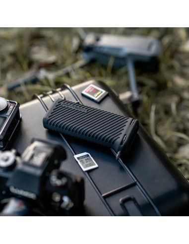 Lettore e custodia per schede di memoria CreateMate