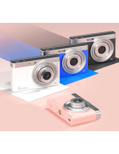 ASAKY PHOTO DIGITAL CAMERA ROCKET D8 50MP 2,8" IPS TFT OPTICAL ZOOM 8X BLUE