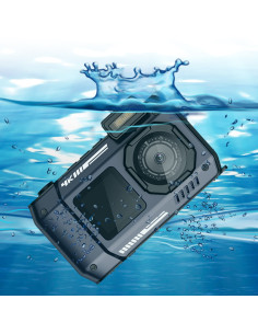 ASAKY PHOTO CAMERA DIGITALE D70 SPORT IMPERMEABILE 7MT BLACK