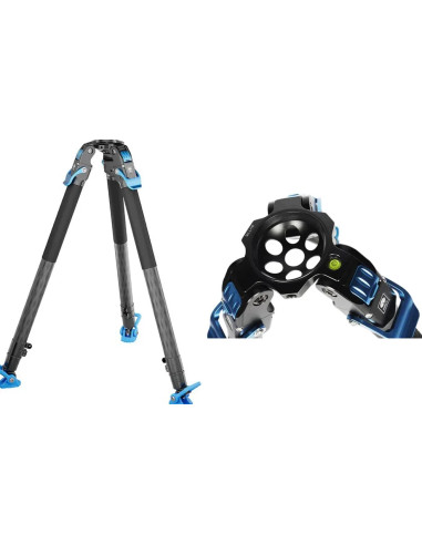 Kit treppiede video professionale SVT75 + SVH15 LITE Rapid in fibra di carbonio